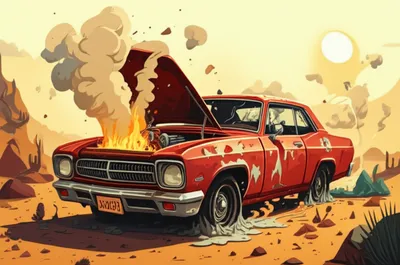 Illustration overheated - Image 1