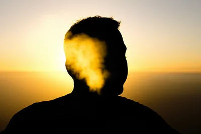 Illustration exhaled