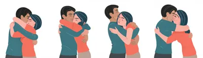 Illustration hug - Image 1