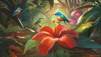 Illustration falconet - Image 1