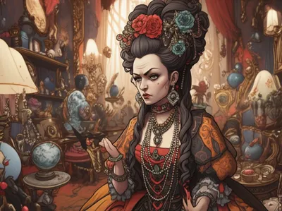 Illustration madame - Image 1