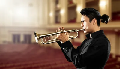 Illustration trumpeter