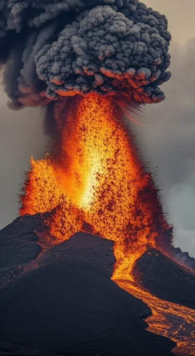 Illustration spewing