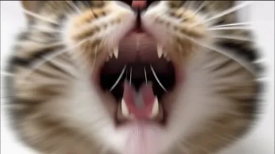 Illustration meowing - Image 1