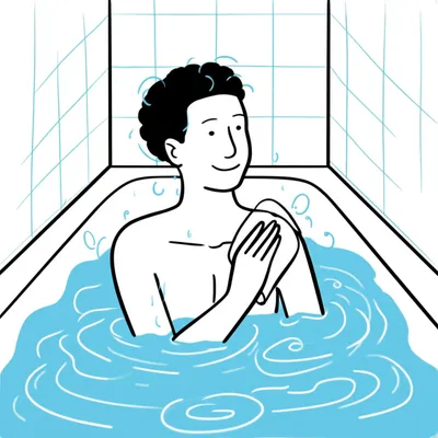 Illustration bathe - Image 1