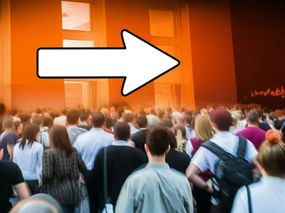 Illustration evacuate - Image 1