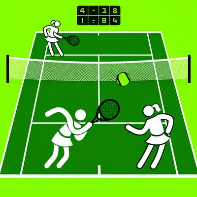 Illustration tennis - Image 1