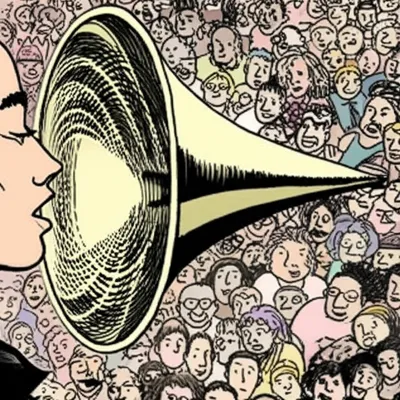Illustration megaphone - Image 1