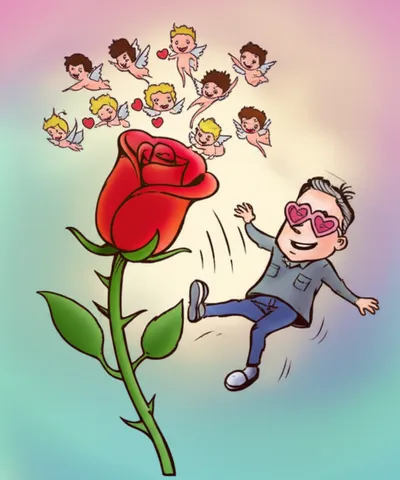 Illustration infatuated - Image 1