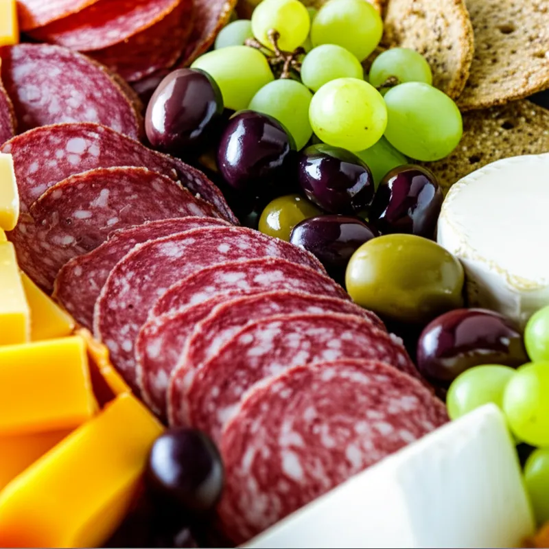 Illustration visuelle du mot « savoury » - Une collation salée