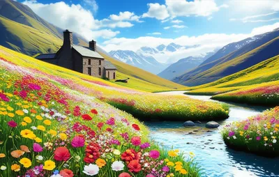 Illustration picturesque