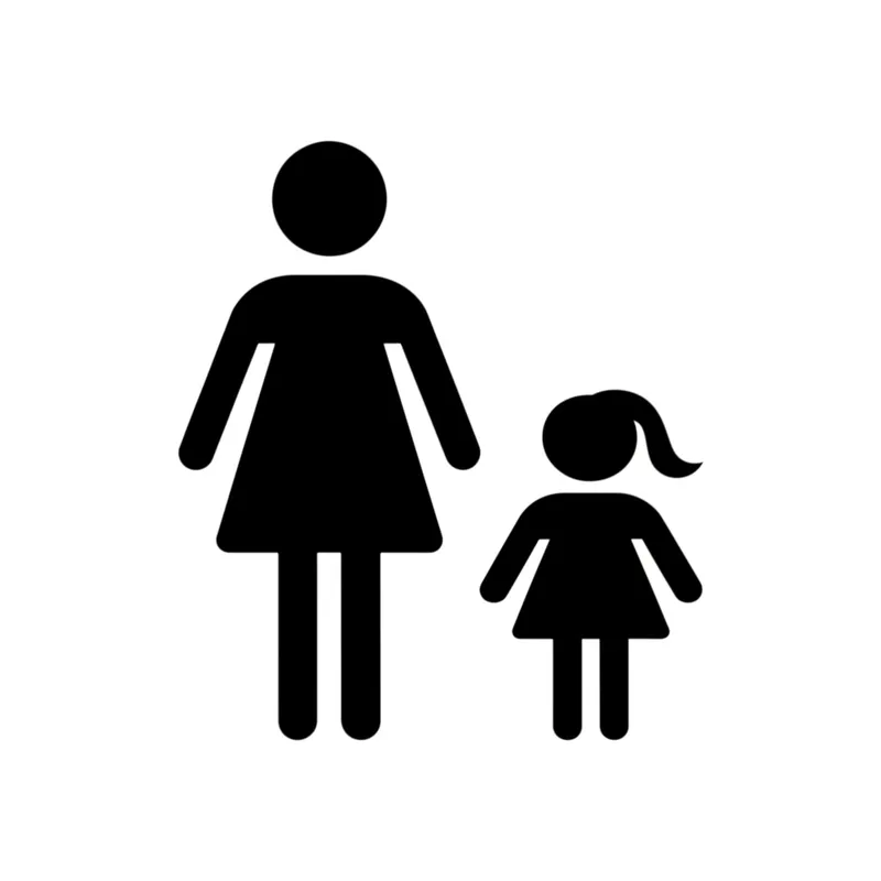 Illustration visuelle du mot « daughter » - Fille