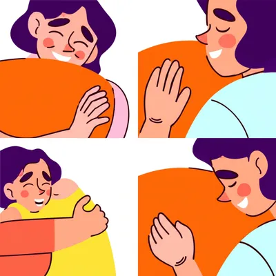 Illustration affectionate - Image 1