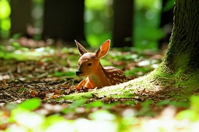 Illustration fawn - Image 1