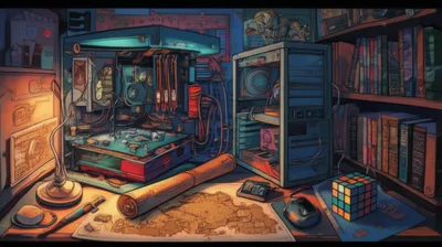 Illustration geek - Image 1