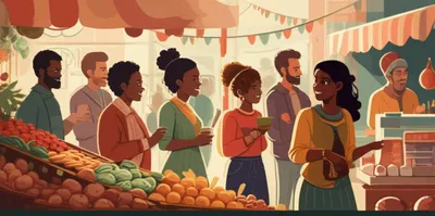 Illustration customers - Image 1