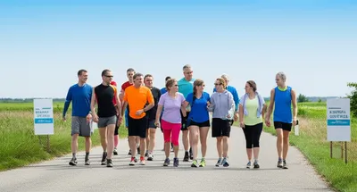 Illustration walkathon - Image 1