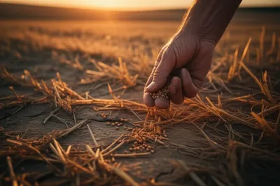 Illustration gleaned - Image 1