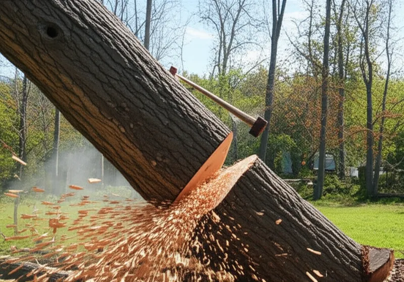 Visuelle Illustration von fells: Fällen, umhauen - Bild 1