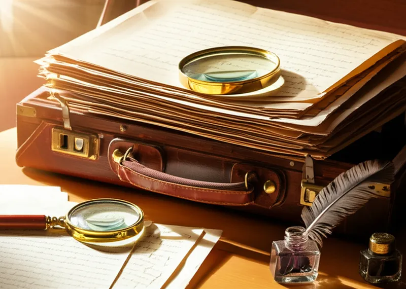 Illustration visuelle du mot « documents » - Documents, papiers officiels