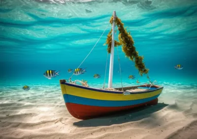 Illustration aground