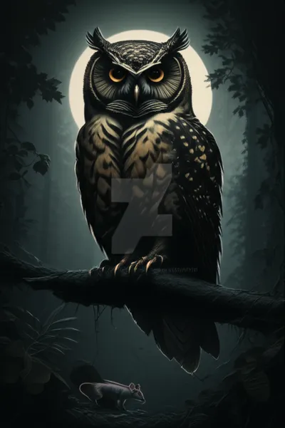 Illustration owl - Image 1
