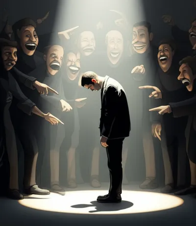 Illustration shame - Image 1