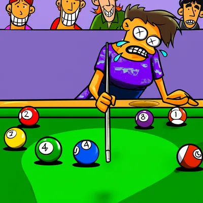 Illustration snookered - Image 1