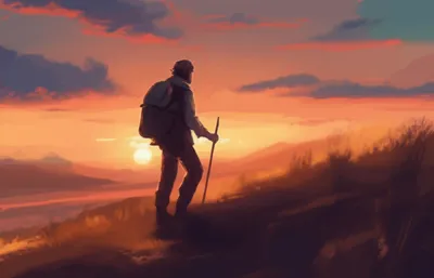 Illustration wayfarer