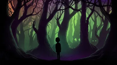 Illustration frighteningly