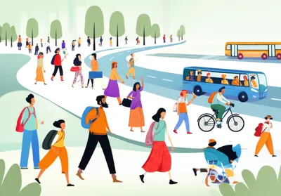 Illustration commutes - Image 1