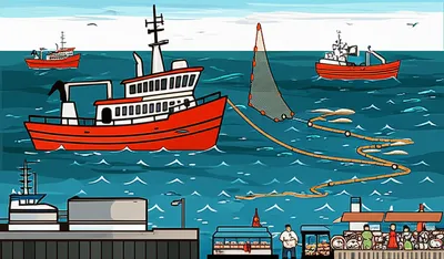 Illustration fishing - Image 1