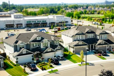 Illustration suburbs