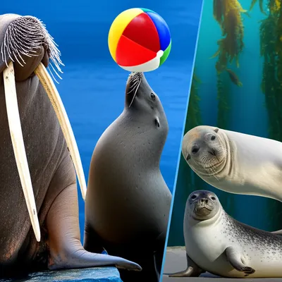 Illustration pinniped