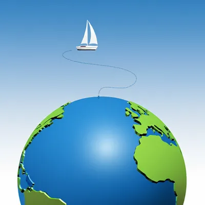 Illustration circumnavigate