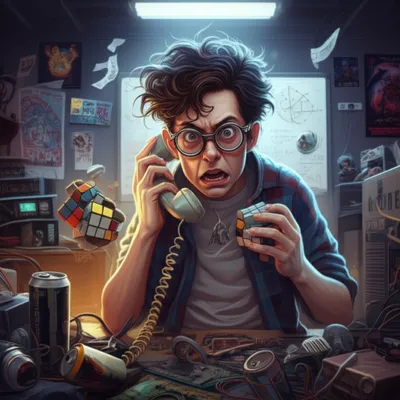 Illustration geek - Image 1