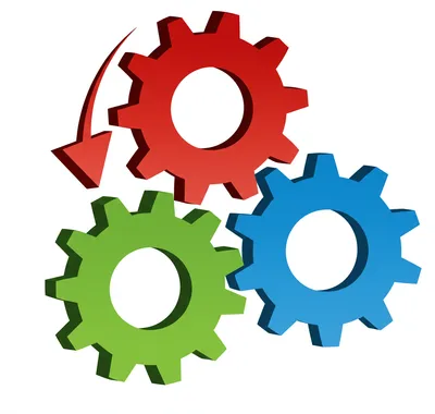 Illustration cogwheel - Image 1