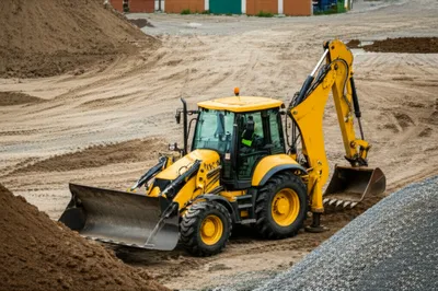 Illustration backhoe - Image 1