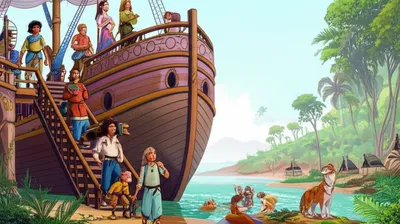 Illustration colonizers