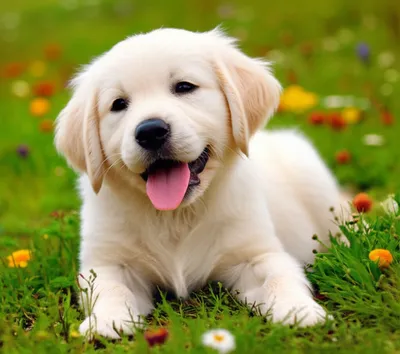 Illustration puppies