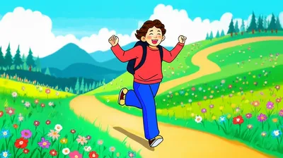 Illustration jaunting - Image 1