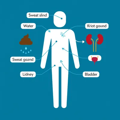 Illustration excretion