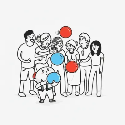 Illustration laughs - Image 1