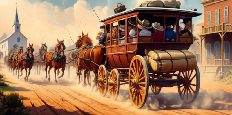 stagecoaches background