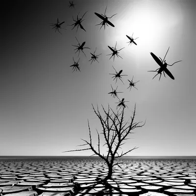 Illustration bloodthirsty