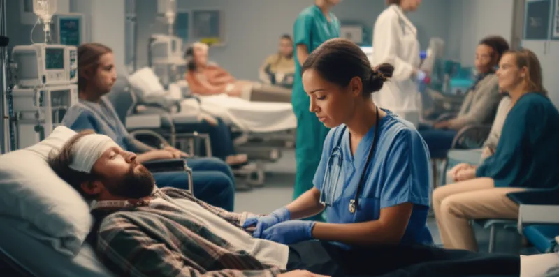 Illustration visuelle de triage: Triage, classification des patients - Image 1