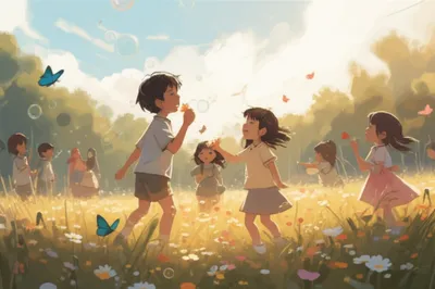 Illustration smiling - Image 1