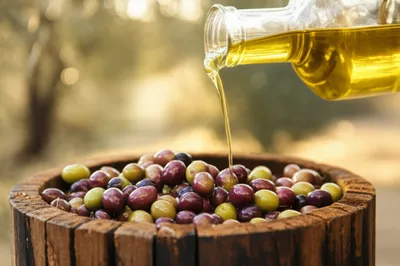 Illustration olive oil