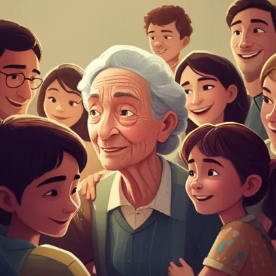 Illustration octogenarian - Image 1