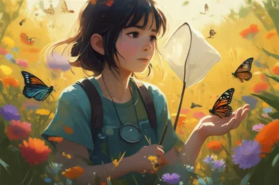 Illustration lepidopterist